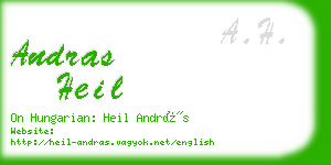 andras heil business card